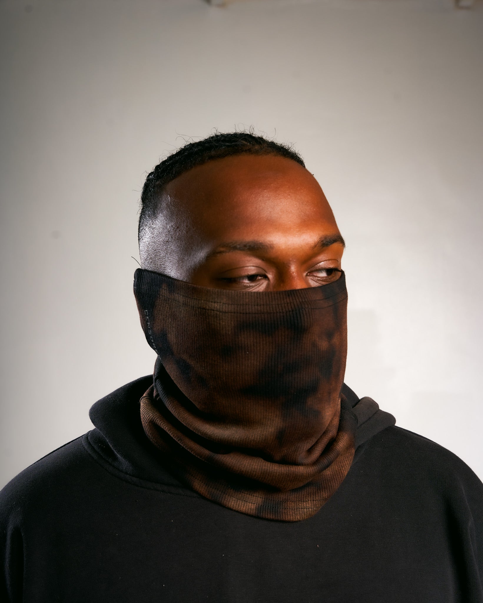 cotton bleached coma mask