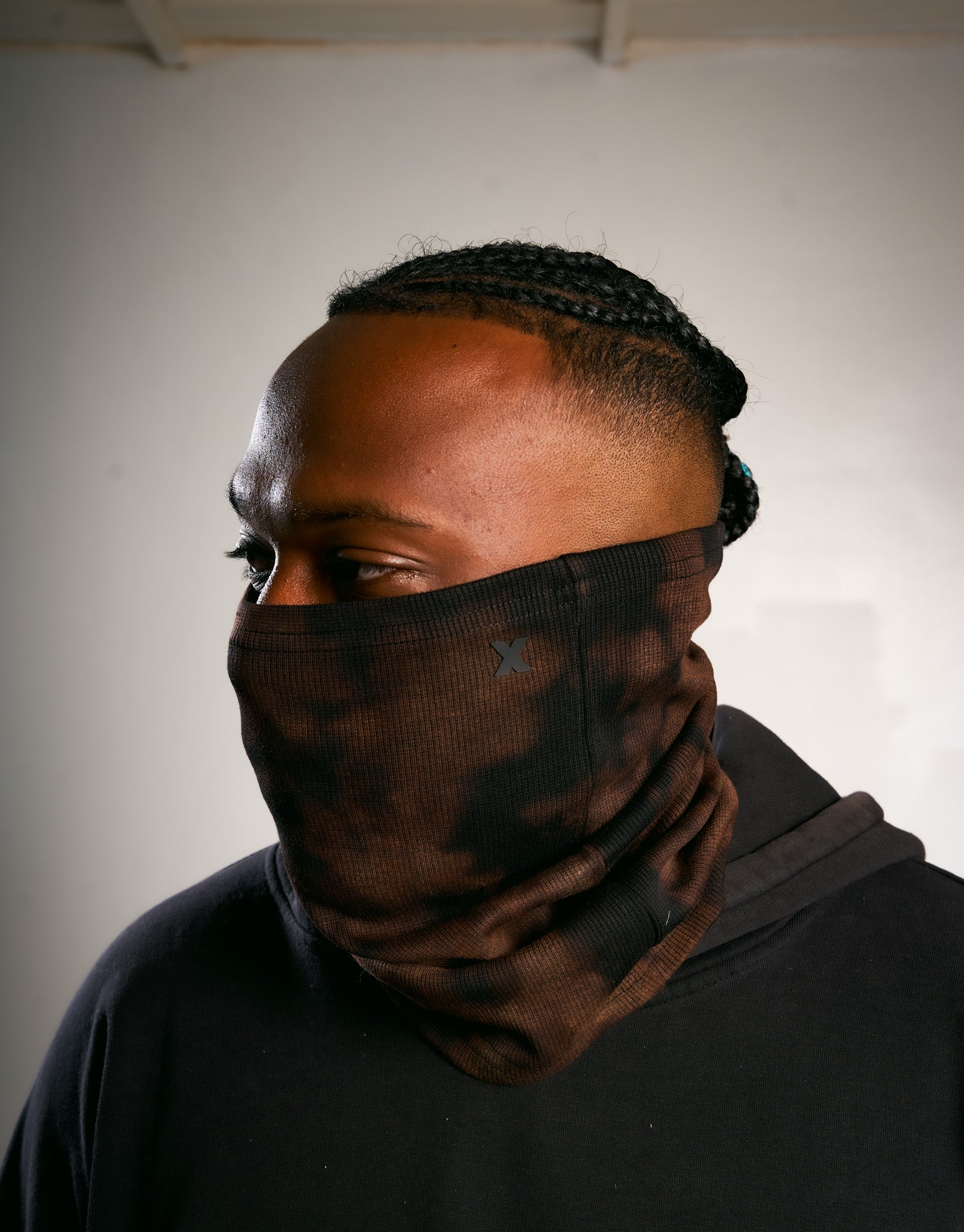 cotton bleached coma mask