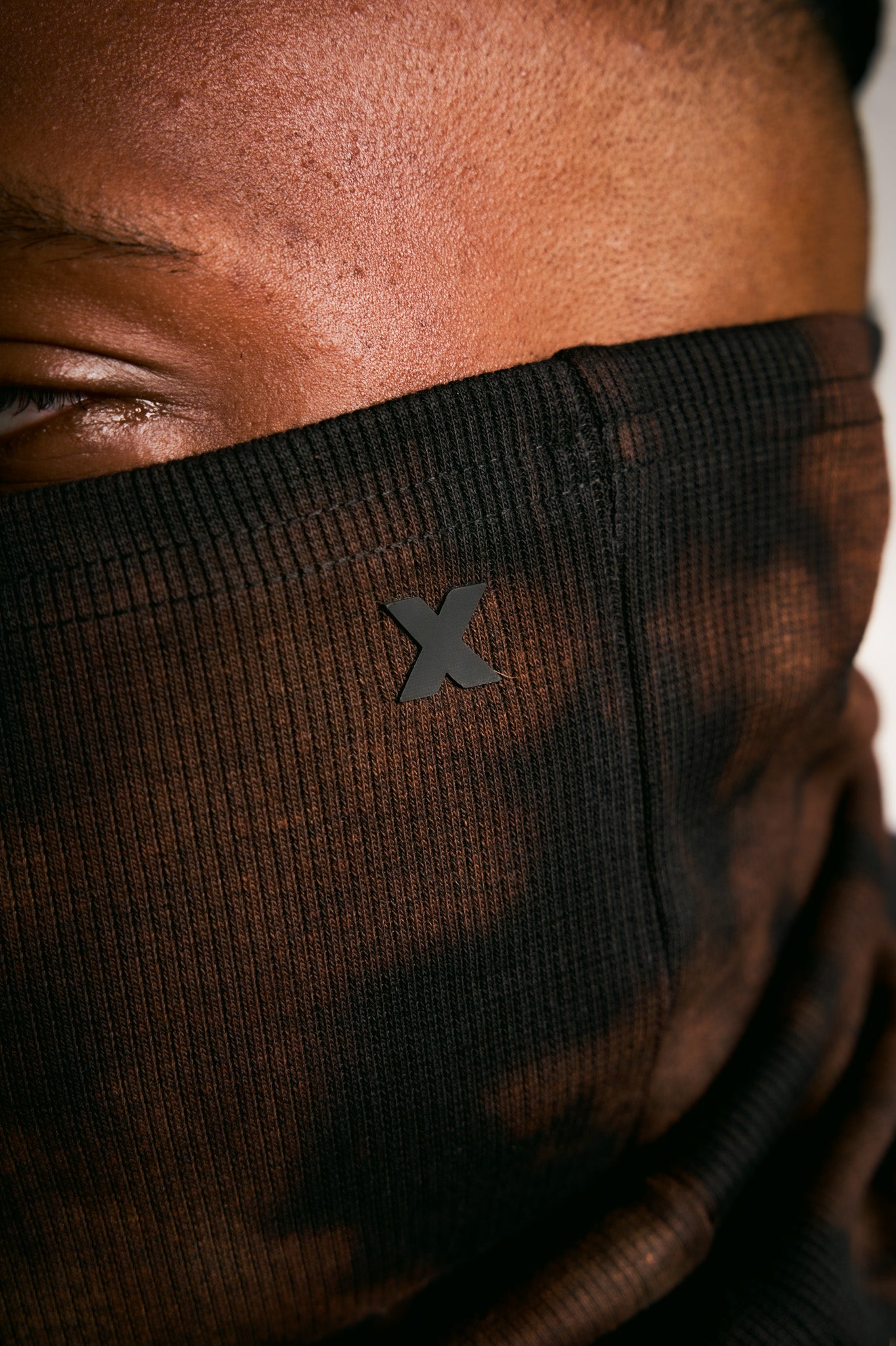 cotton bleached coma mask