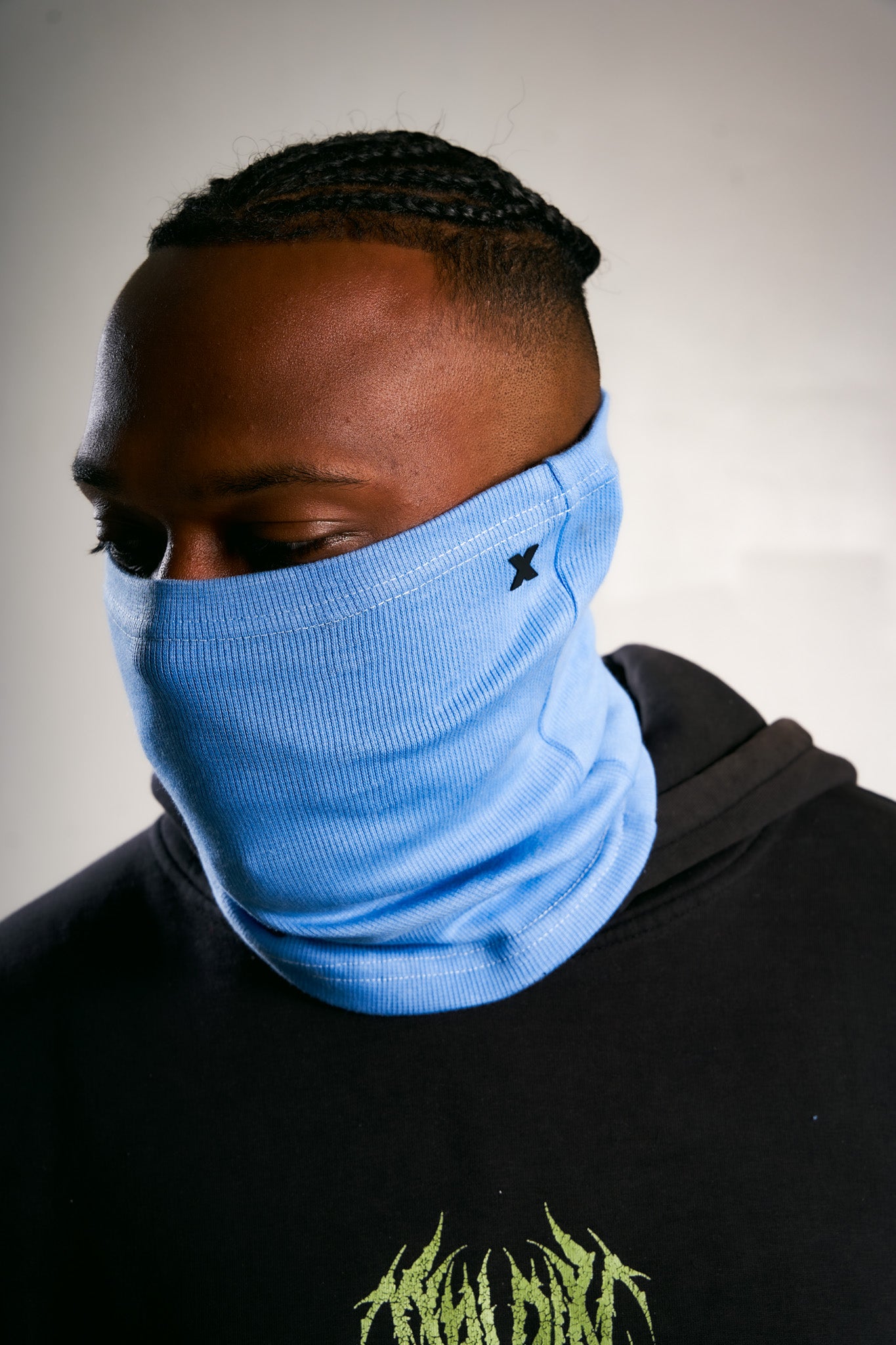 baby blue ski mask
