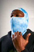 baby blue tie dye ski mask
