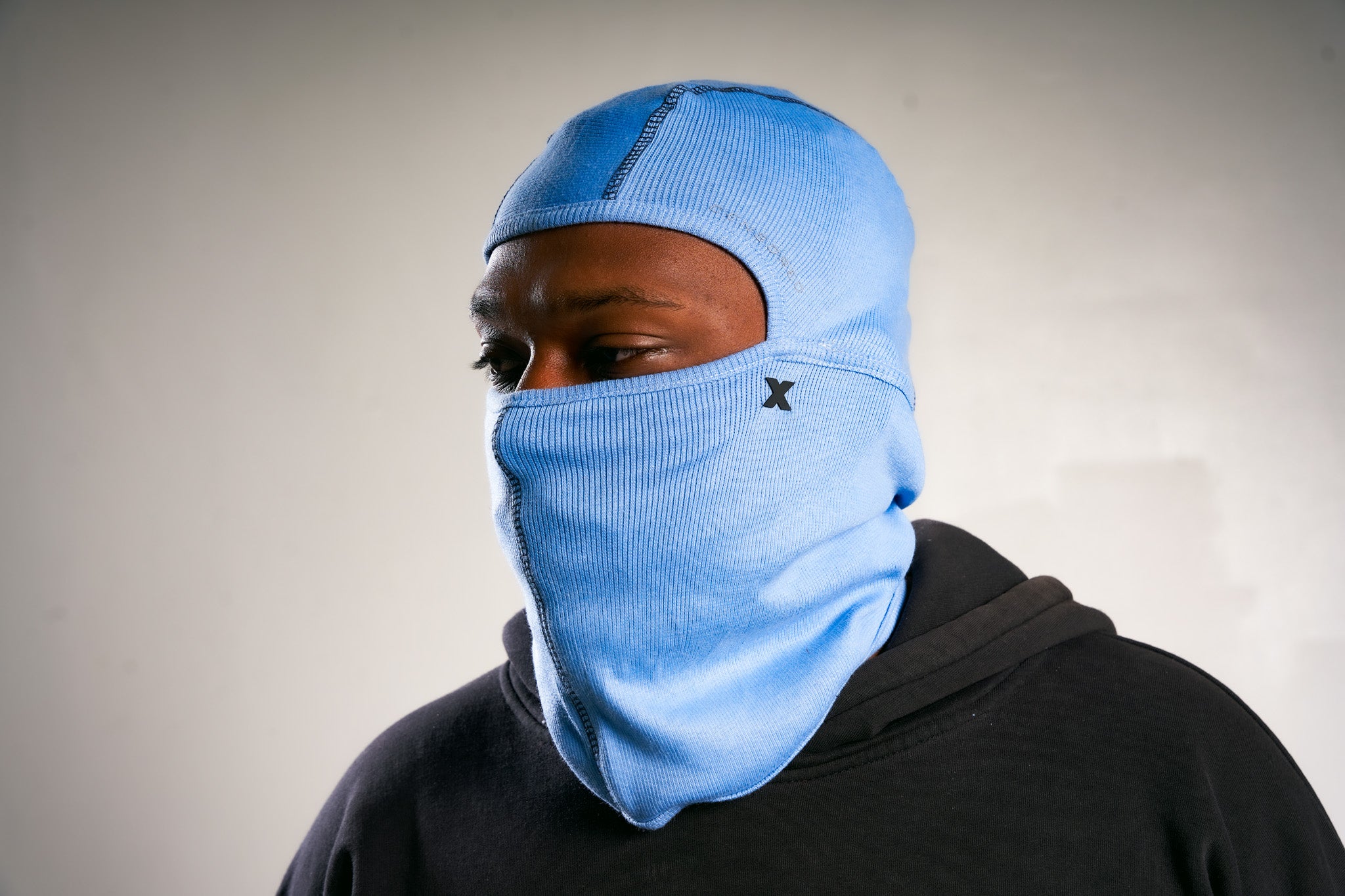 baby blue ski mask